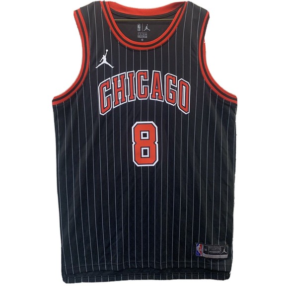 Zach LaVine Chicago Bulls Jordan Statement NBA Jersey Men’s XXL